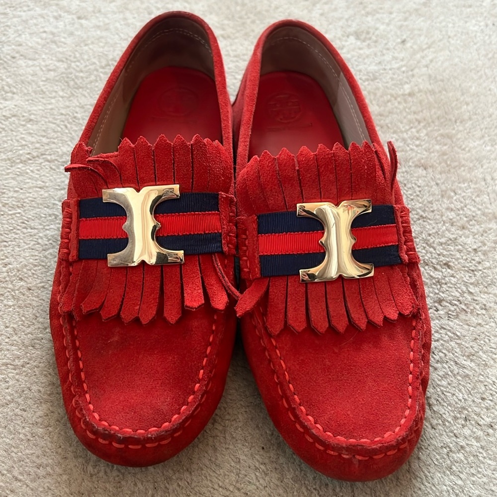 Tory Burch Orange Loafere
